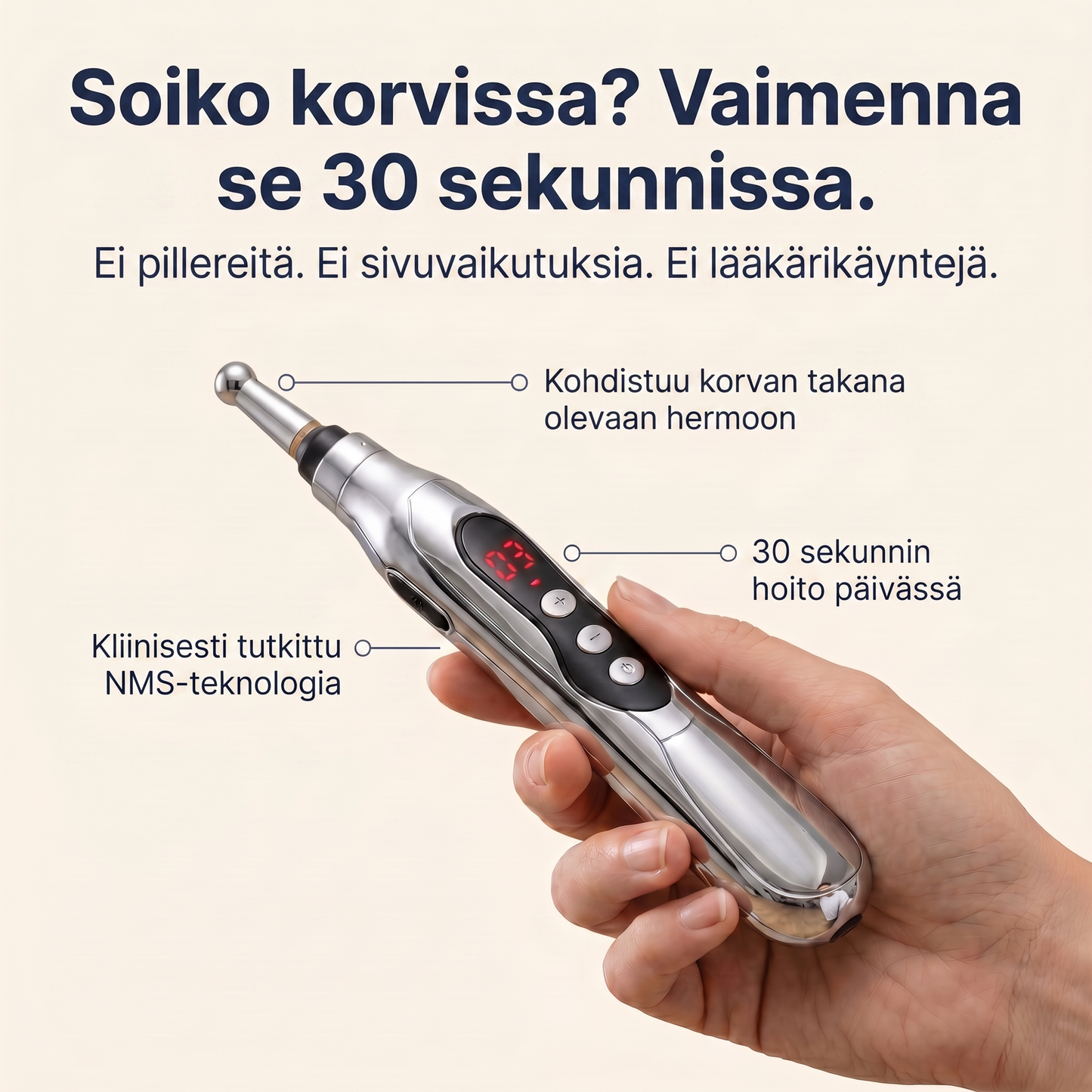 Loera™ tinnituslaite joka tuo sinulle hiljaisuuden